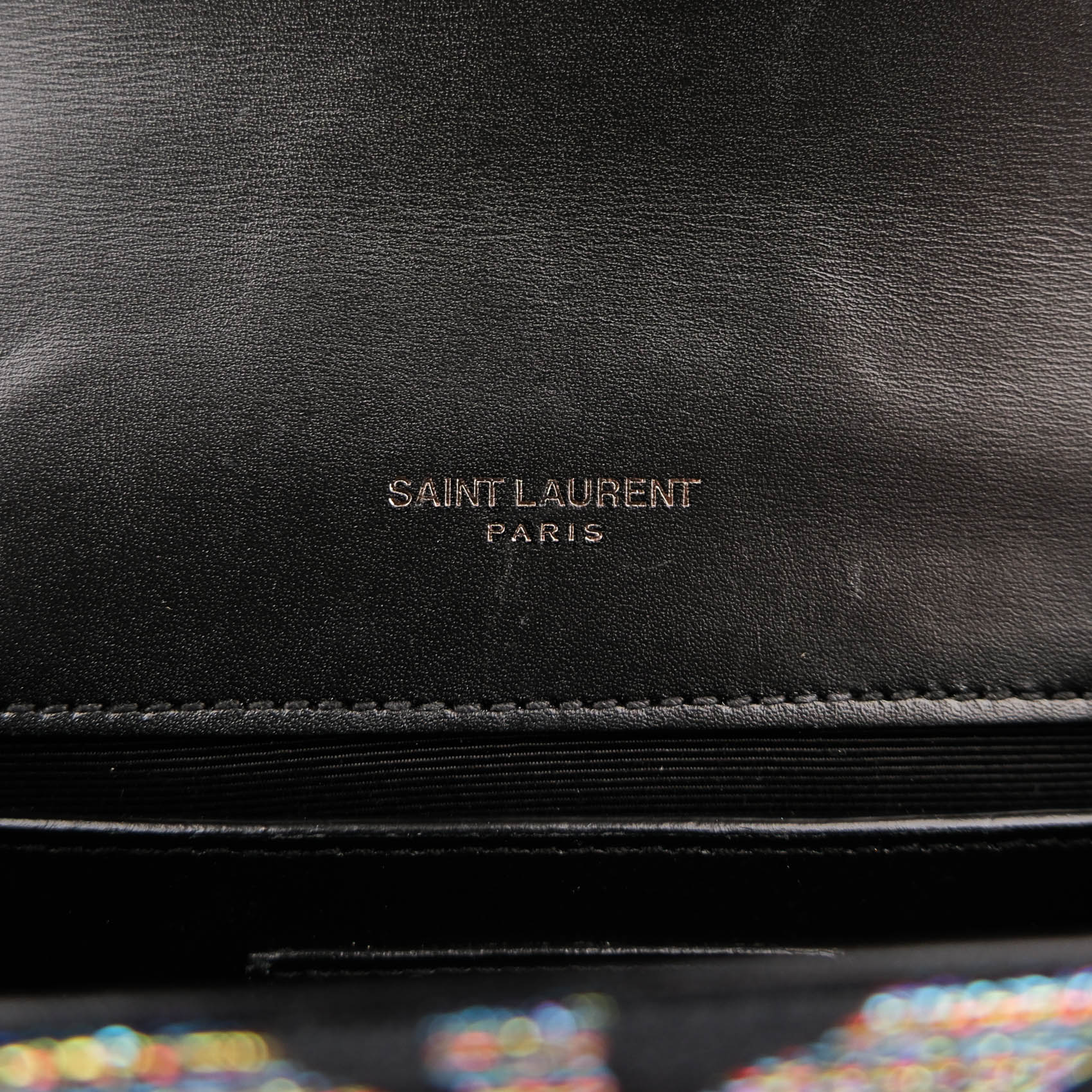 Saint Laurent Kate Small Lurex Animal Print - Multicolor / Black Hardware