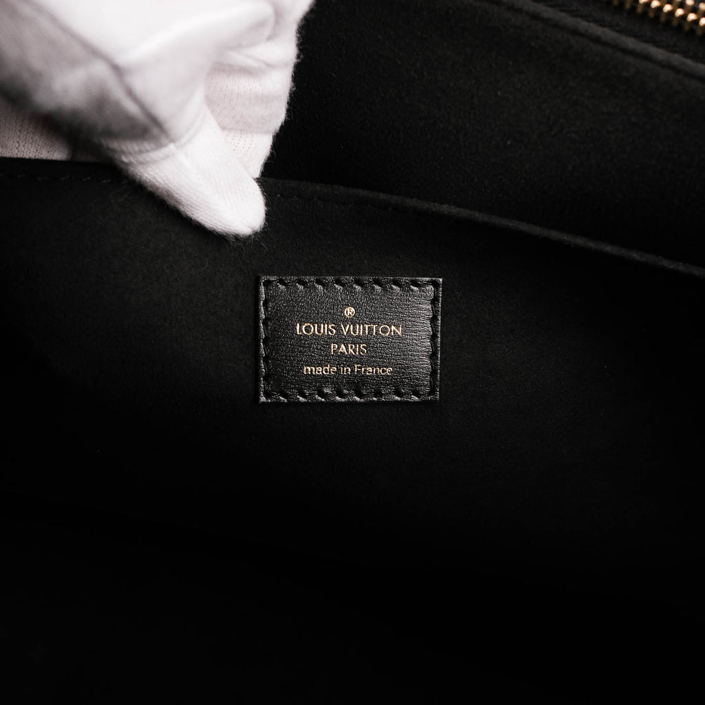 Louis Vuitton Onthego GM Since 1854 M57207 Black Jacquard Tote Bag NFC Verified