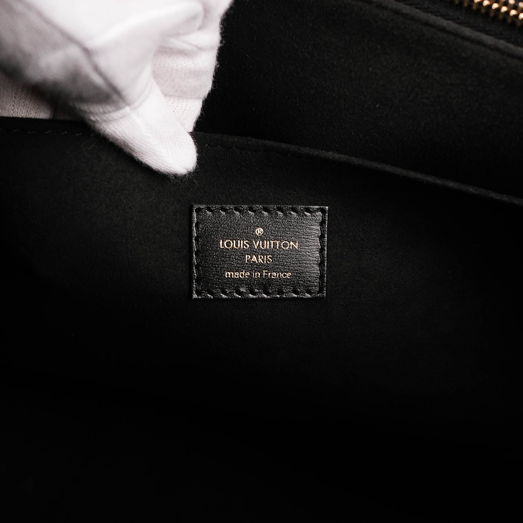 Louis Vuitton Onthego GM Since 1854 M57207 Black Jacquard Tote Bag NFC Verified