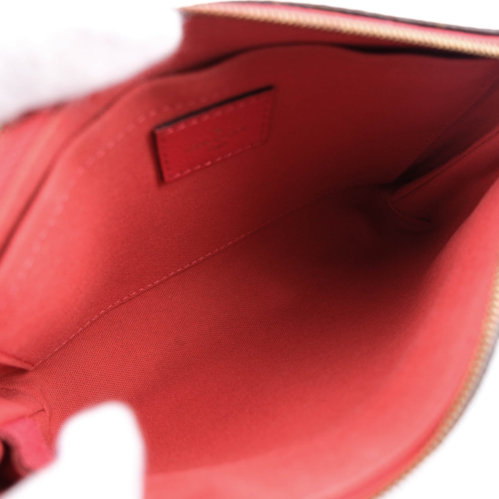 Louis Vuitton Pallas Clutch Monogram Crossbody and Shoulder Bag