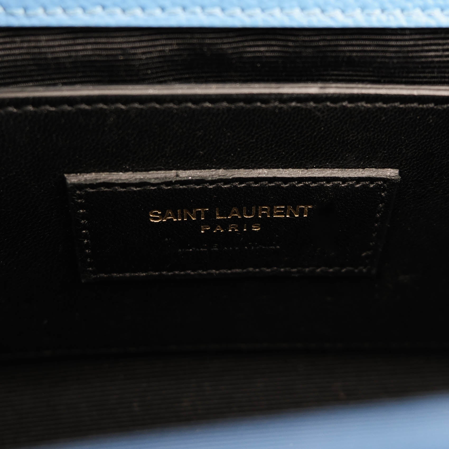 Saint Laurent Monogram Kate Mini Leather Shoulder Bag - Royal Blue