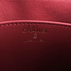 CHANEL 19 Small Zip Chain Shoulder Bag Black Lambskin Mixed Metal Hardware Full Set