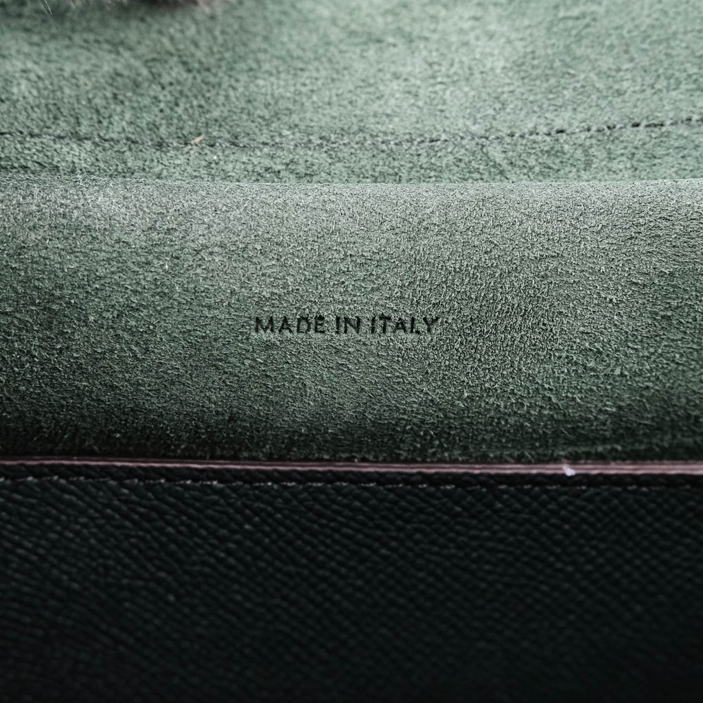 Celine Belt Bag Micro Leather Handbag, Green