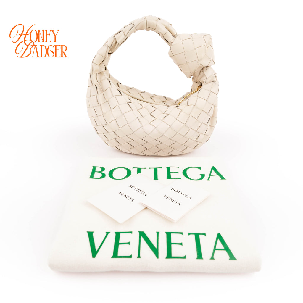Bottega Veneta Intrecciato Nappa Mini Jodie - White