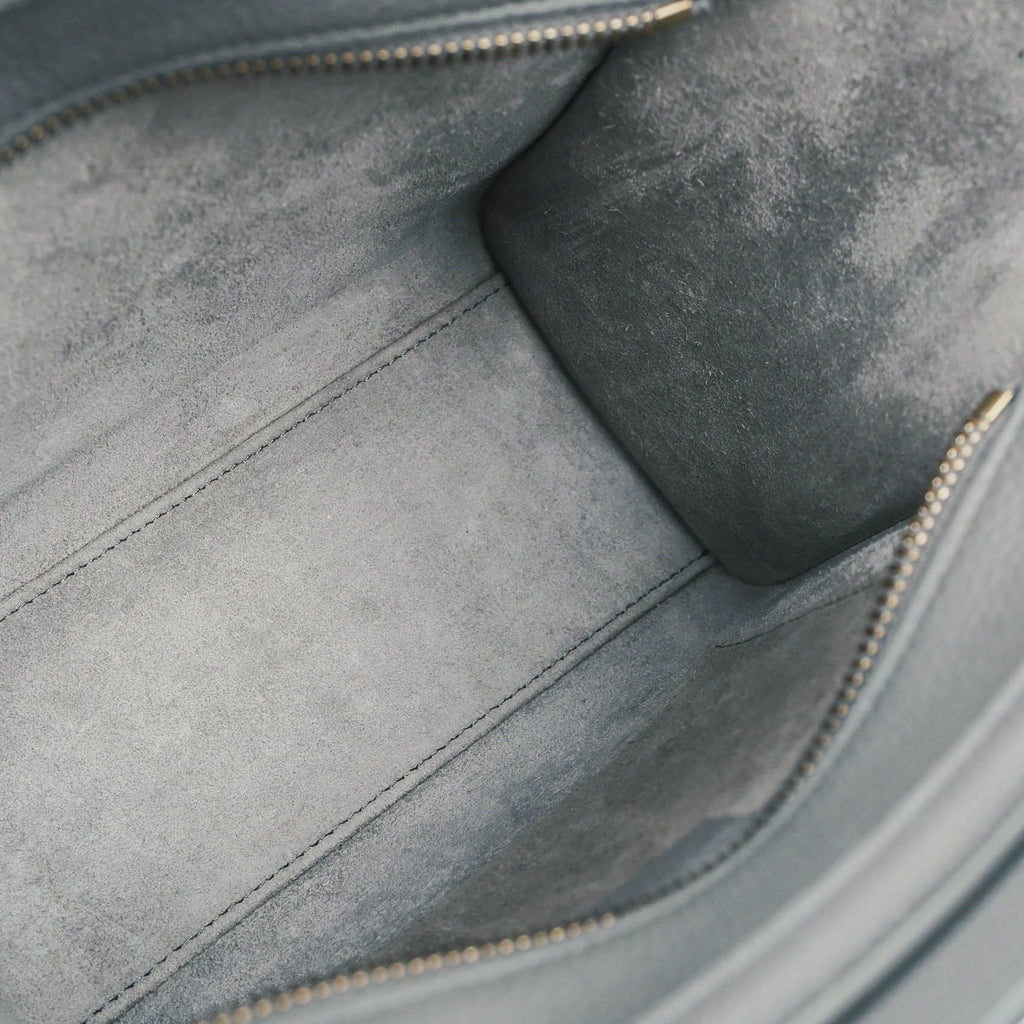 Celine Nano Luggage Bag in Drummed Calfskin