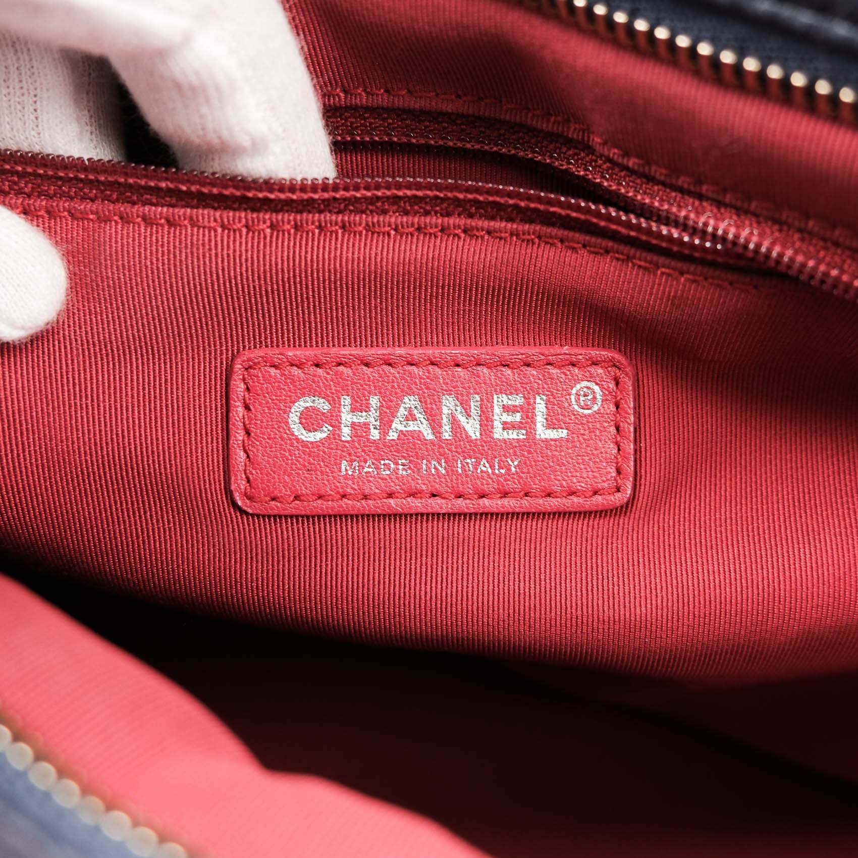 Chanel Gabrielle Medium Hobo Bag Navy Blue & Black Aged Calfskin AS1521