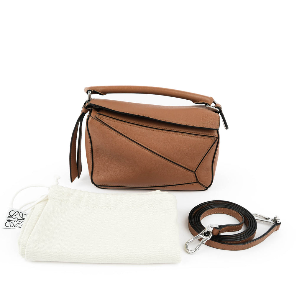 Loewe Puzzle Mini Classic Calfskin - Tan