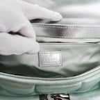 Gucci Horsebit 1955 Large Padded Chain Shoulder Bag - Metallic Mint Green