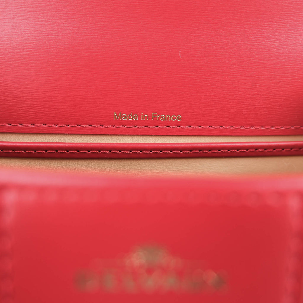 Delvaux Brillant Mini Box Calf Leather - Red
