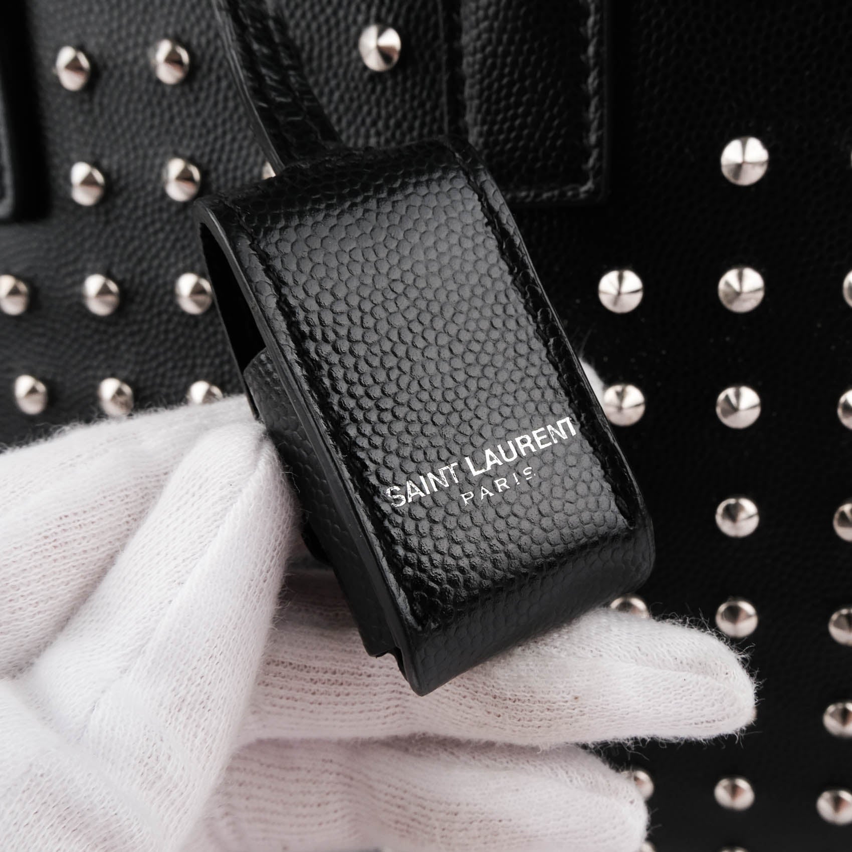 Saint Laurent Studded Nano Sac de Jour in Black Calfskin (2014 Edition) VLR3551540514