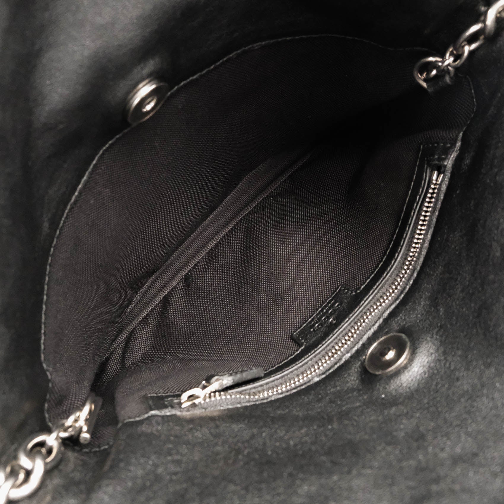 Gucci Blondie Leather 2 Way Handbag Black
