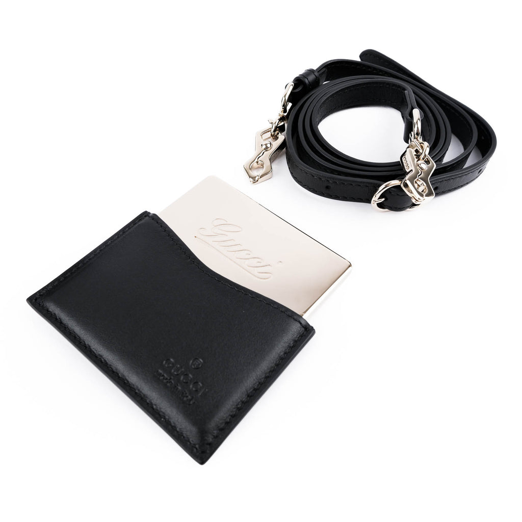 Gucci Bamboo 1947 Mini Top Handle Black Bag