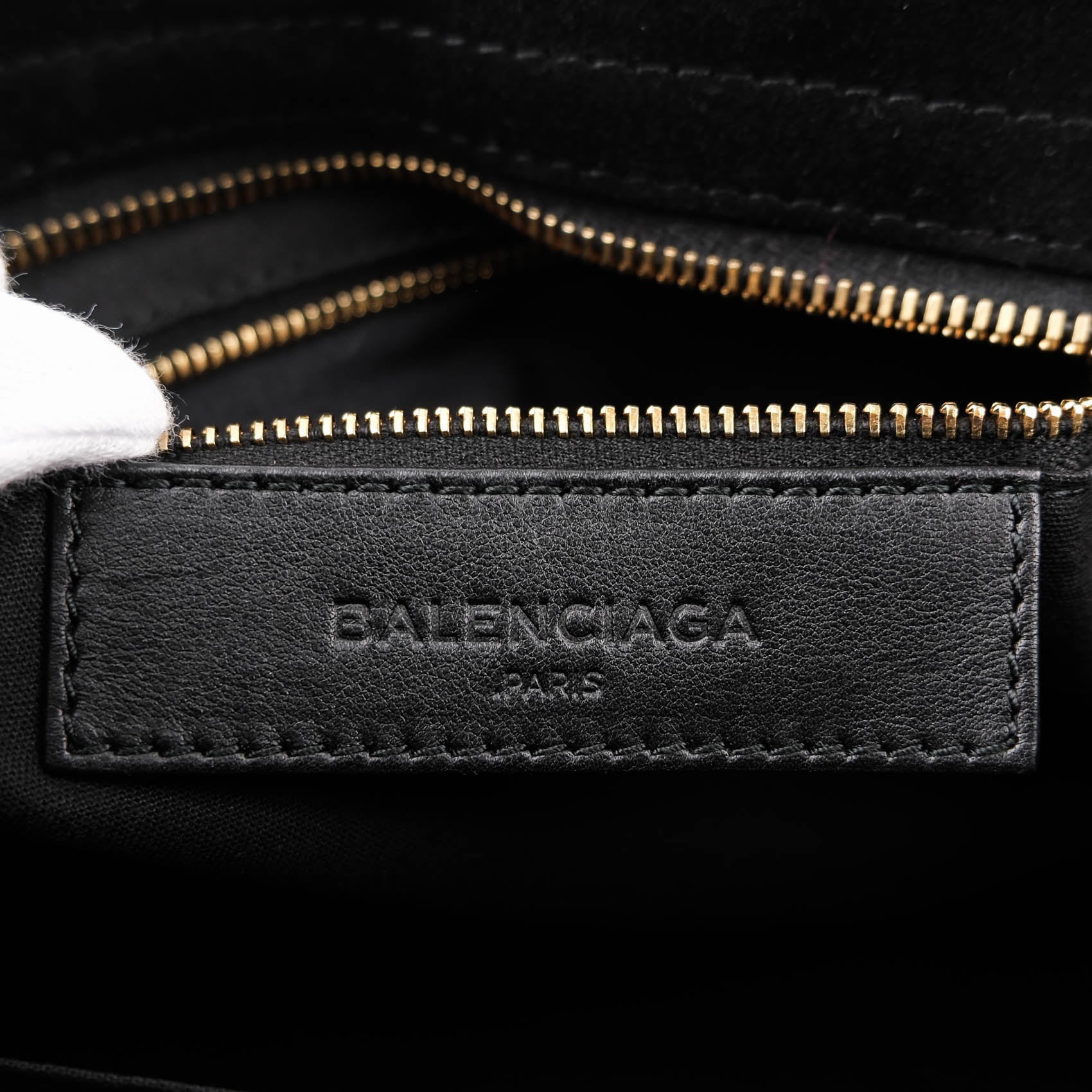 Balenciaga Giant 12 Gold City Black Suede 2-Way 281770 D94JG 1000