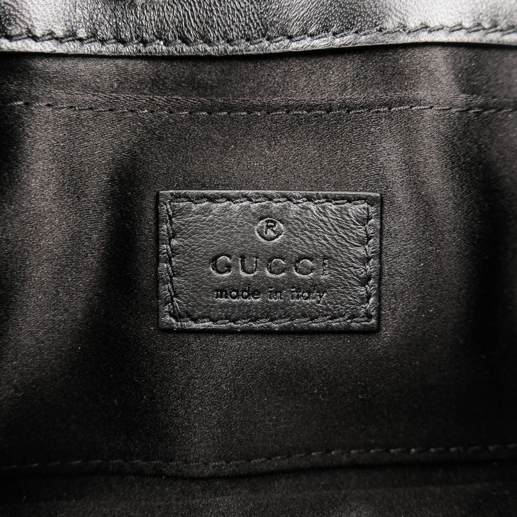Gucci Small Horsebit Chain Shoulder Bag Black