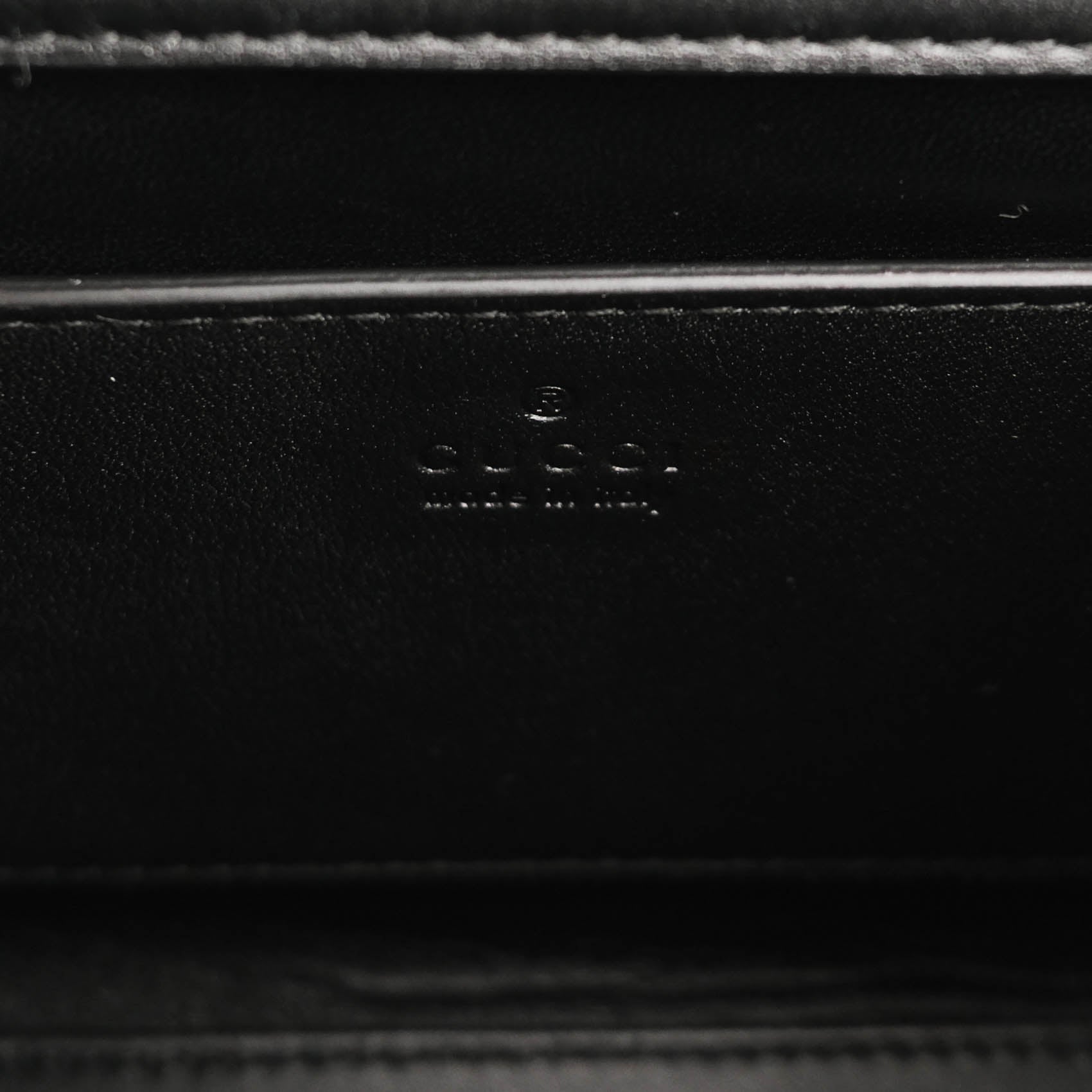 Gucci Diana Mini Bag – Black Patent Leather & Leather Handles