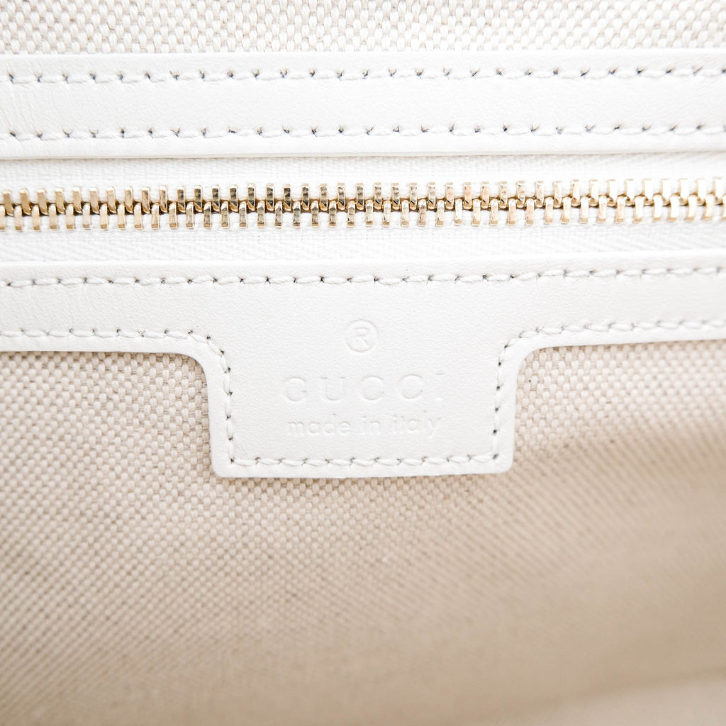 【Ultra-Rare】Gucci Jackie 1961 Embroidered Medium Bag – White Flora 833047 FAETU 9143