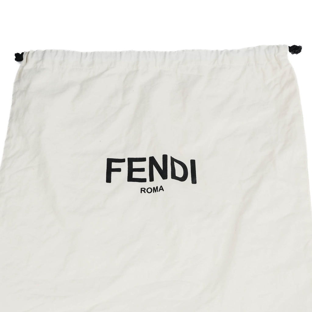 FENDI Mini Peekaboo Black Leather 2WAY Handbag 8BN244