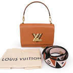Louis Vuitton Epi Leather Twist MM - Caramel Brown
