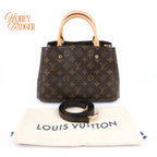 Louis Vuitton Montaigne BB Monogram Canvas Brown Rank A