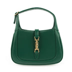 Gucci Jackie 1961 Mini Shoulder Bag Smooth Leather Emerald Green Gold Hardware