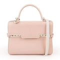 Delvaux Tempête Mini Calfskin Leather 2-Way Handbag (Light Pink / Bicolor)