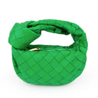 Bottega Veneta Mini Jodie Intrecciato Leather Handbag – Green