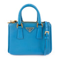 Prada Galleria Saffiano Leather Mini Bag – Vibrant Blue 1BA916