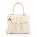 Delvaux Brillant MM (Medium) in White Leather