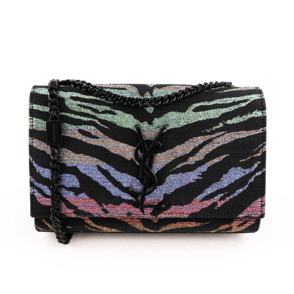 Saint Laurent Kate Small Lurex Animal Print - Multicolor / Black Hardware