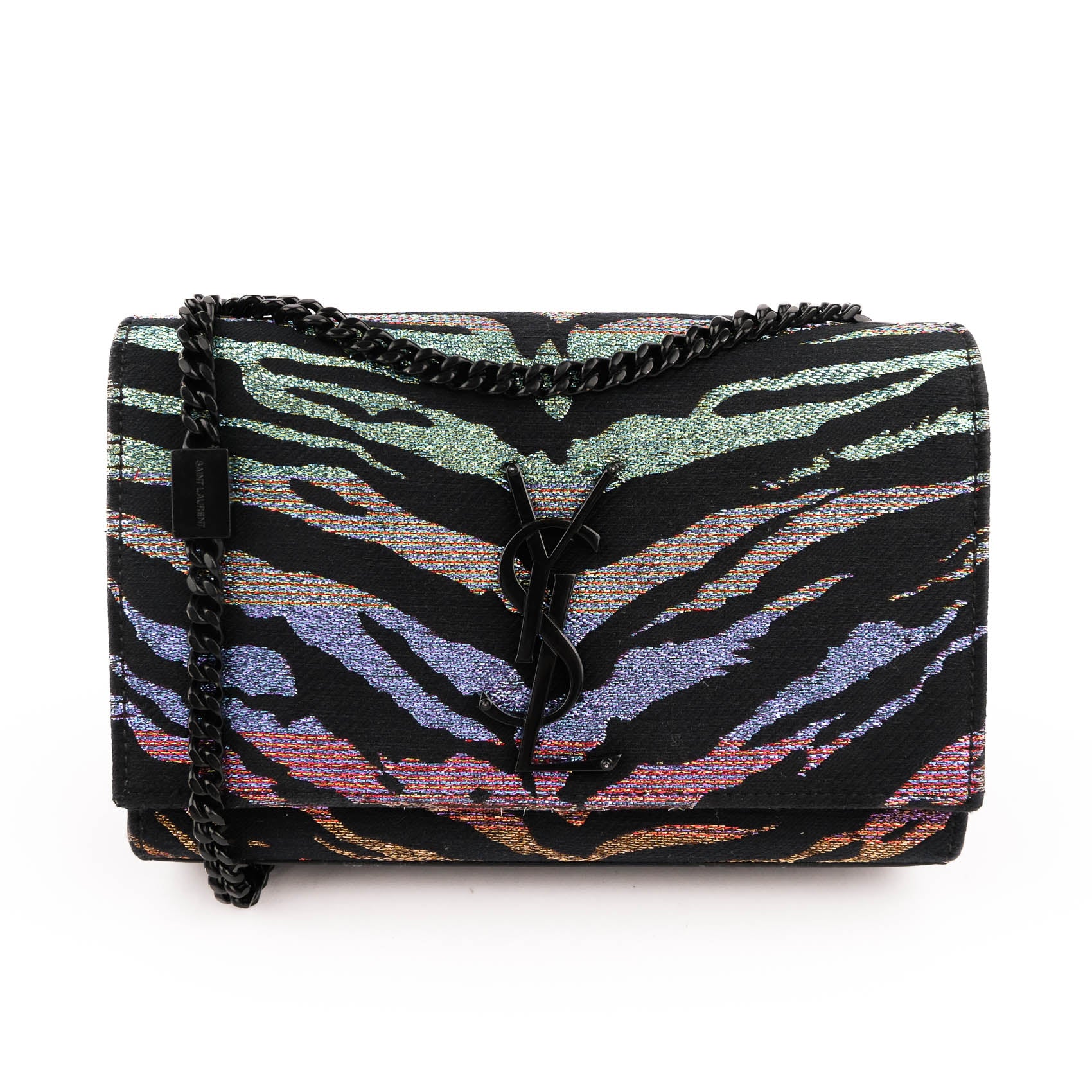 Saint Laurent Kate Small Lurex Animal Print - Multicolor / Black Hardware