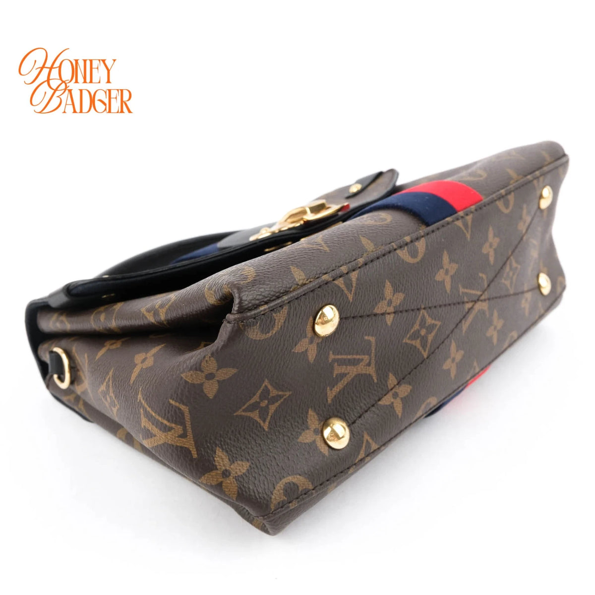 Louis Vuitton Georges BB Monogram Marine Cerise Gold Hardware Rank A