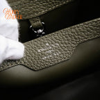 Louis Vuitton Capucines BB Taurillon Leather Green Rank A