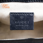 Gucci GG Marmont Mini Top Handle Canvas Green Silver Hardware Rank A