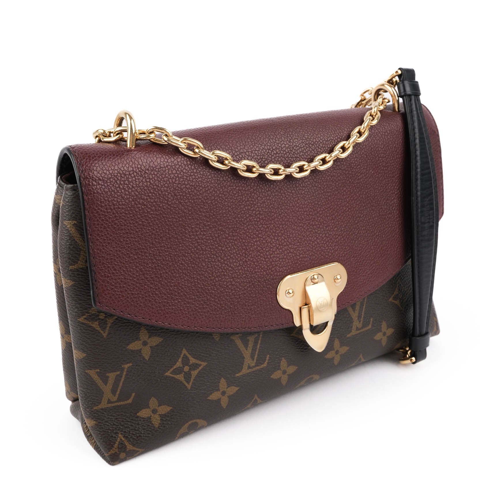 Louis Vuitton Saint Placide Monogram Canvas and Grain Leather in Bordeaux