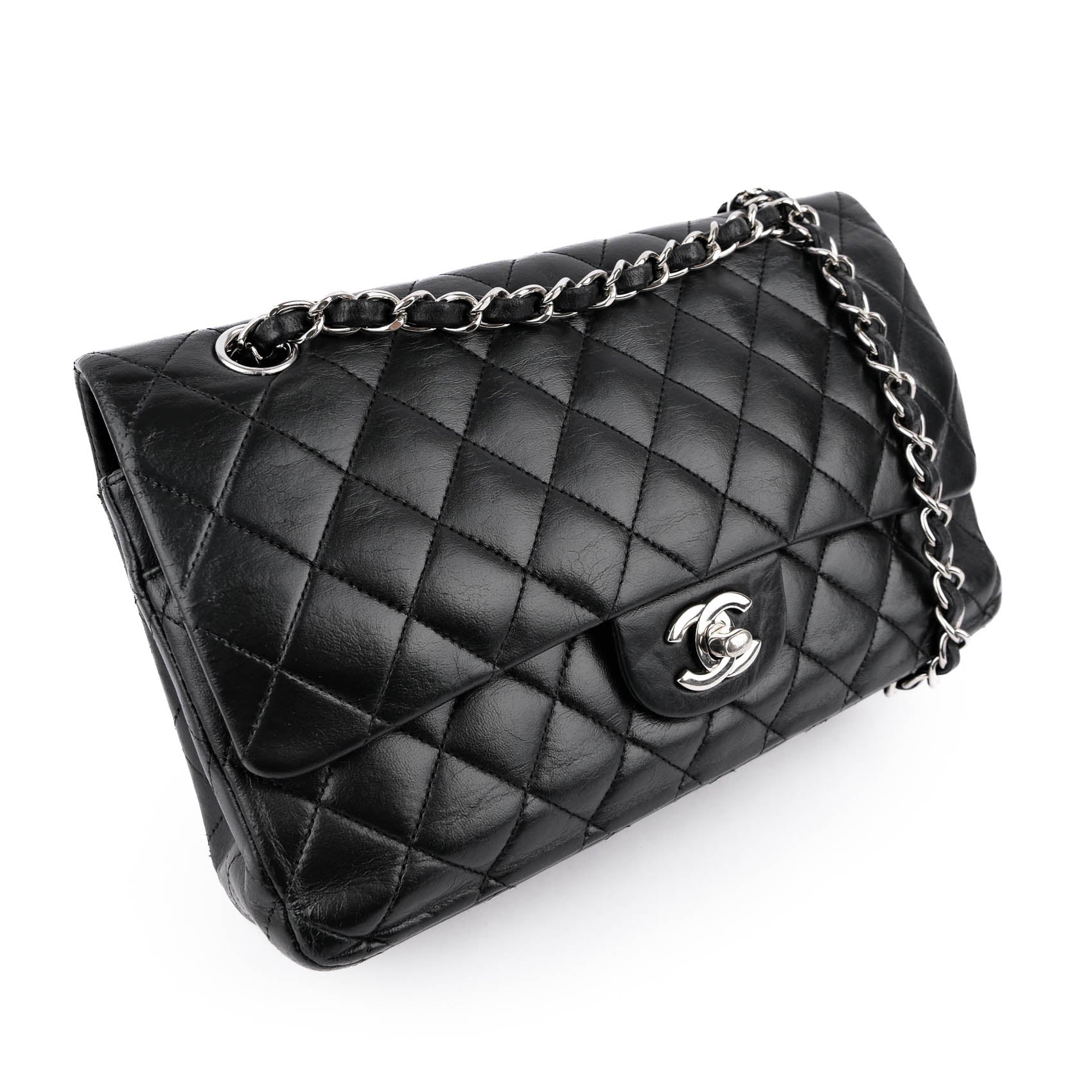 Chanel Matelassé 25 Classic Medium Double Flap Bag