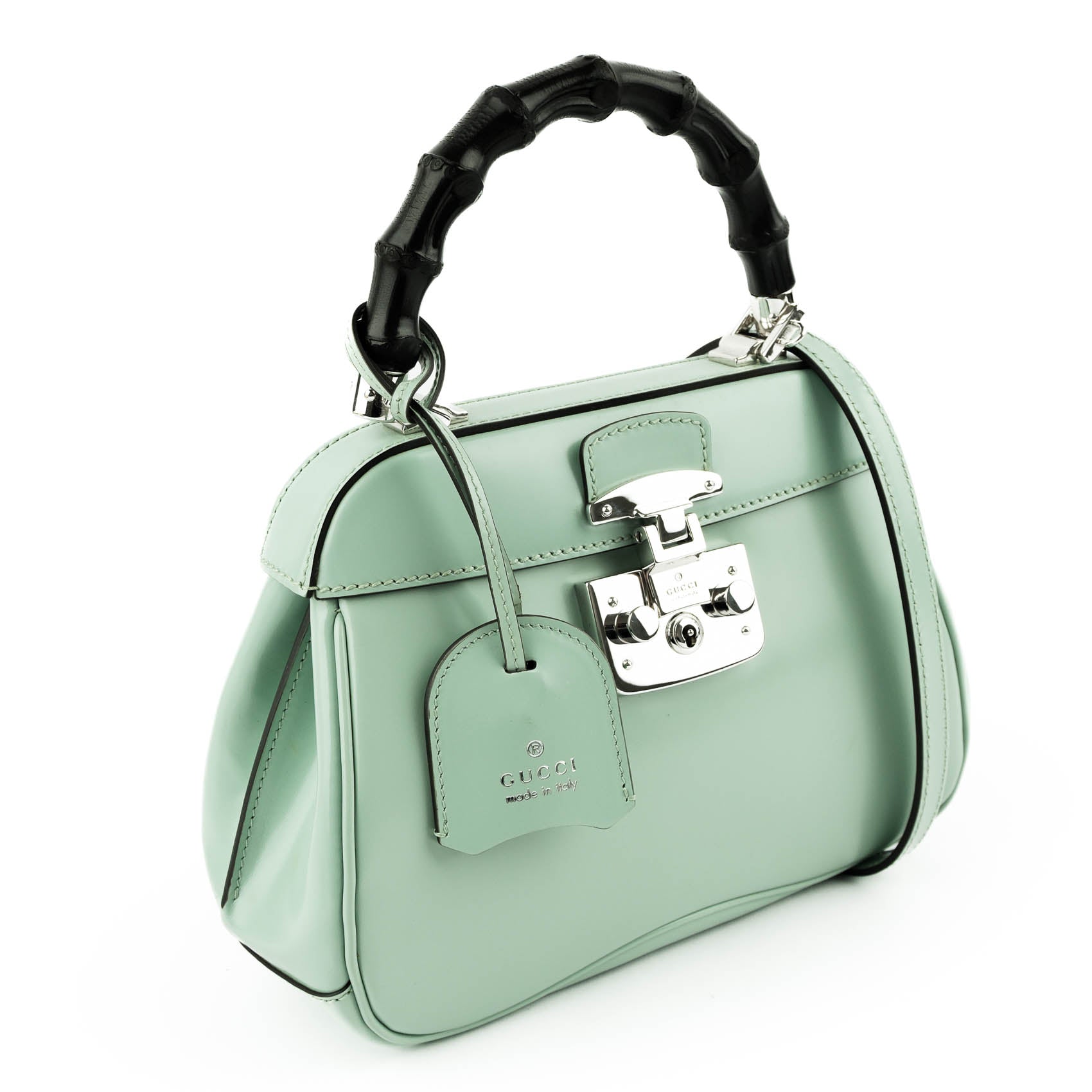 Gucci Lady Lock Bamboo Top Handle Bag