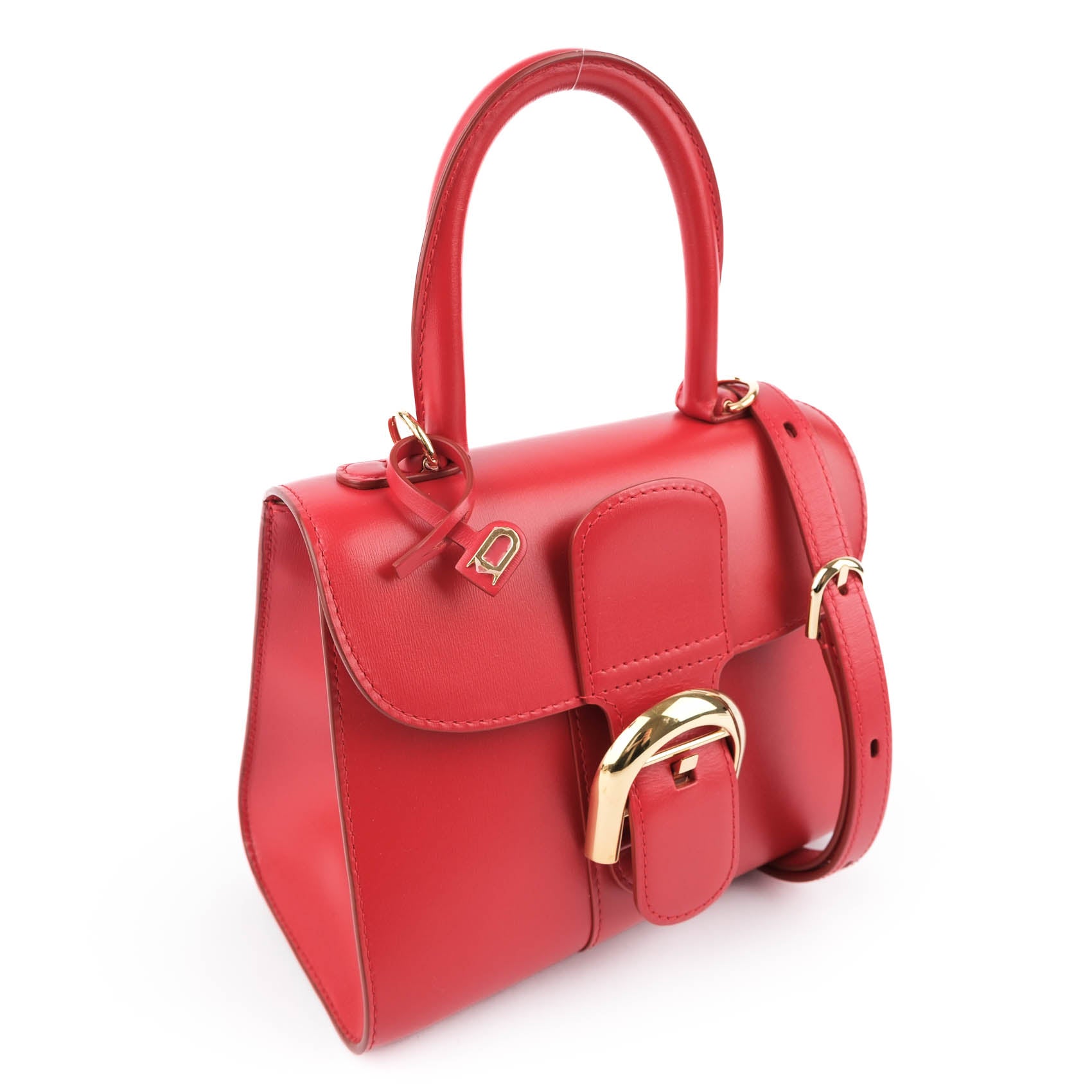 Delvaux Brillant Mini Box Calf Leather - Red
