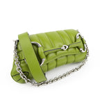 Gucci Horsebit 1955 Small Padded Chain Shoulder Bag - Green