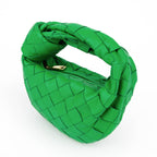 Bottega Veneta Mini Jodie Intrecciato Leather Handbag – Green