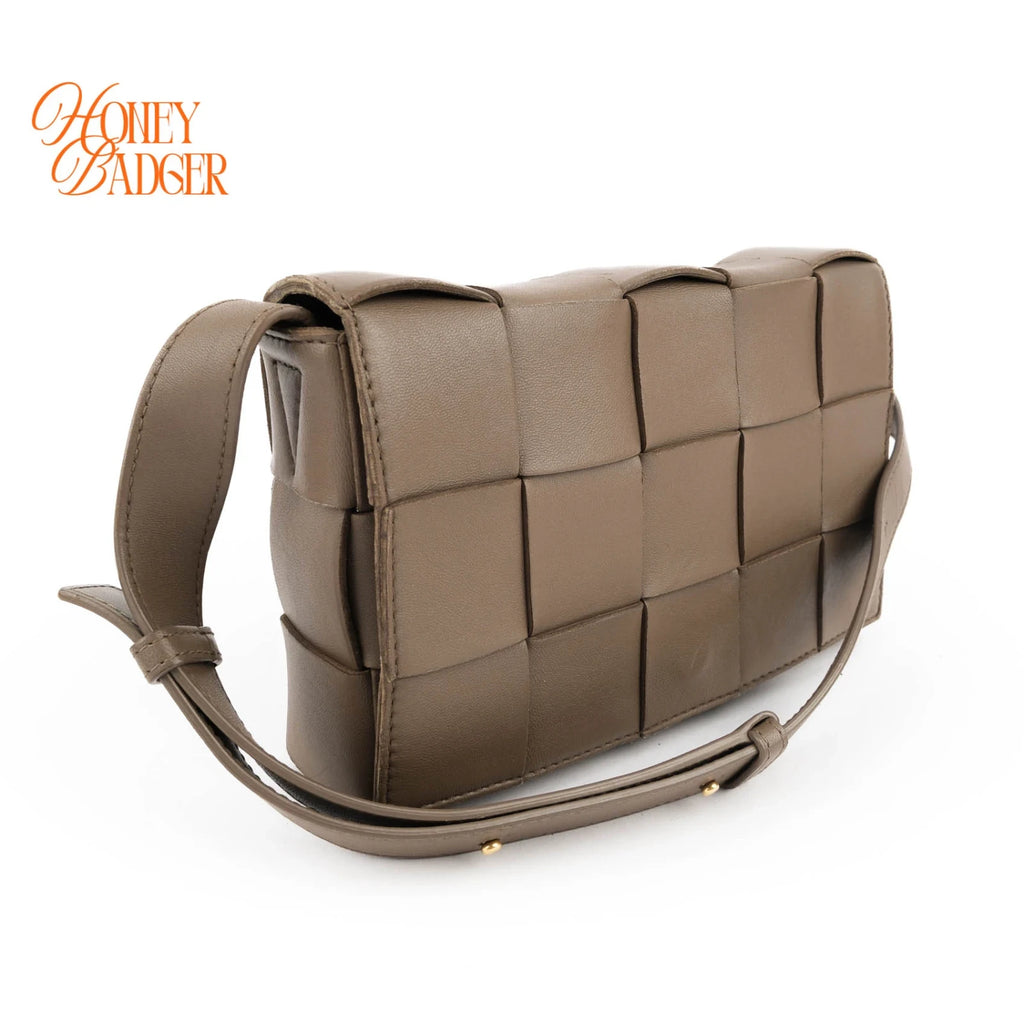 Bottega Veneta Padded Cassette in Brown Lambskin — Vintage Tokyo
