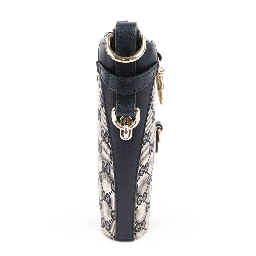 Gucci Ophidia Mini GG Supreme Bucket Bag - Beige & Blue