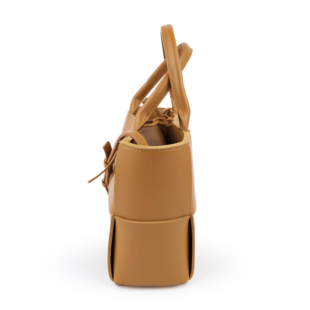 Bottega Veneta Small Arco Tote in Saffron