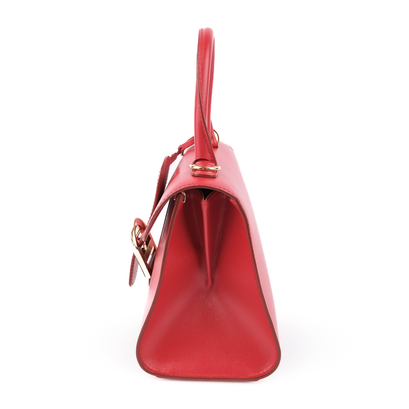 Delvaux Brillant Mini Box Calf Leather - Red