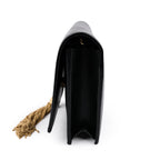Saint Laurent (YSL) Kate Small Chain Shoulder Bag with Tassel in Black Smooth Leather 354121
