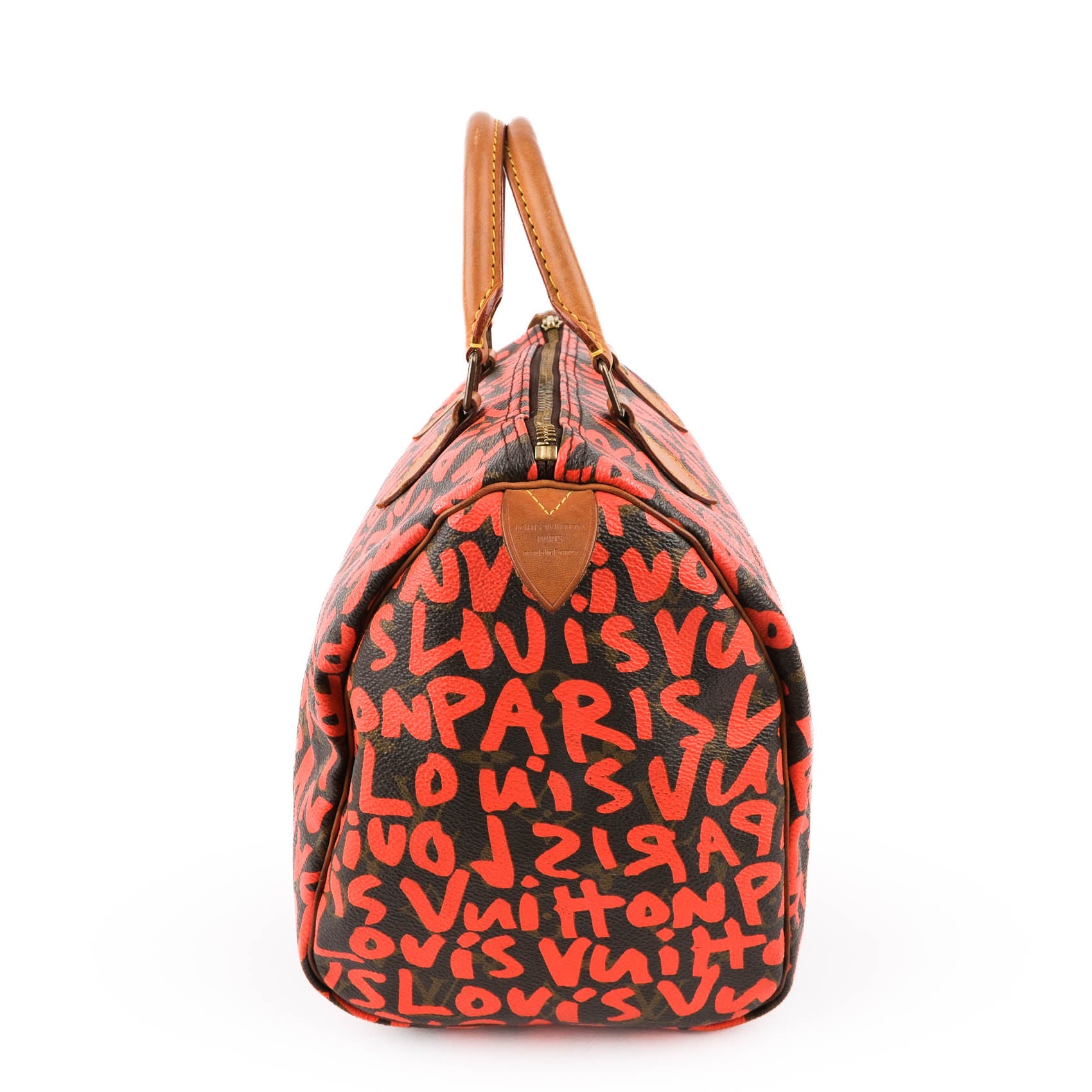 Louis Vuitton Monogram Graffiti Speedy 30 Orange M93705