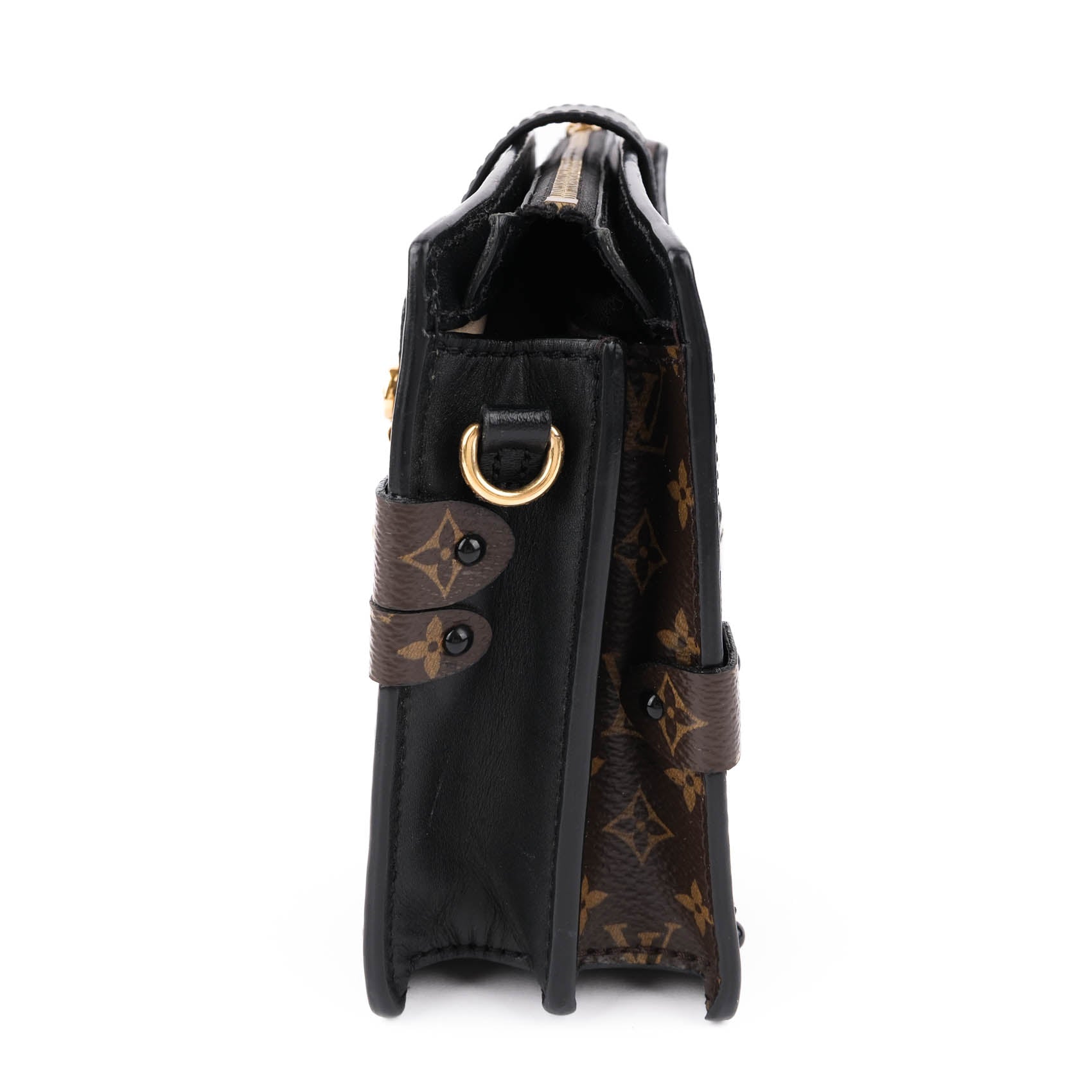 Louis Vuitton Reverse Monogram Trunk Clutch Crossbody Bag