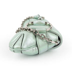 Gucci Horsebit 1955 Large Padded Chain Shoulder Bag - Metallic Mint Green
