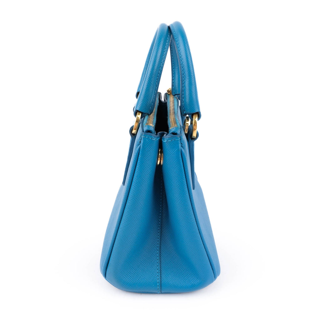 Prada Galleria Saffiano Leather Mini Bag – Vibrant Blue 1BA916