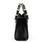 Gucci Diana Mini Bag – Black Patent Leather & Laquered Bamboo Handles