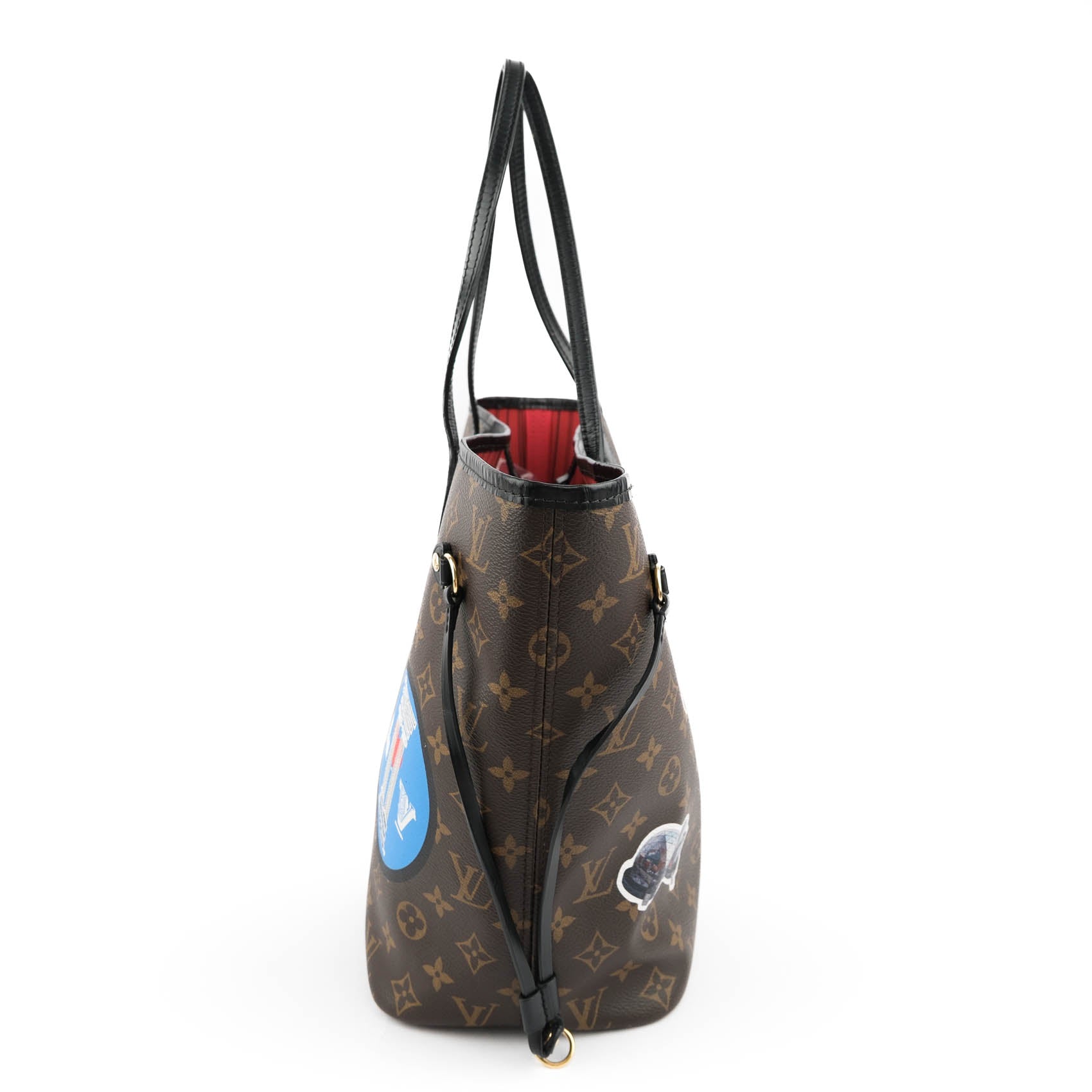Louis Vuitton Monogram World Tour Neverfull MM - Paris Edition (Black Trim)